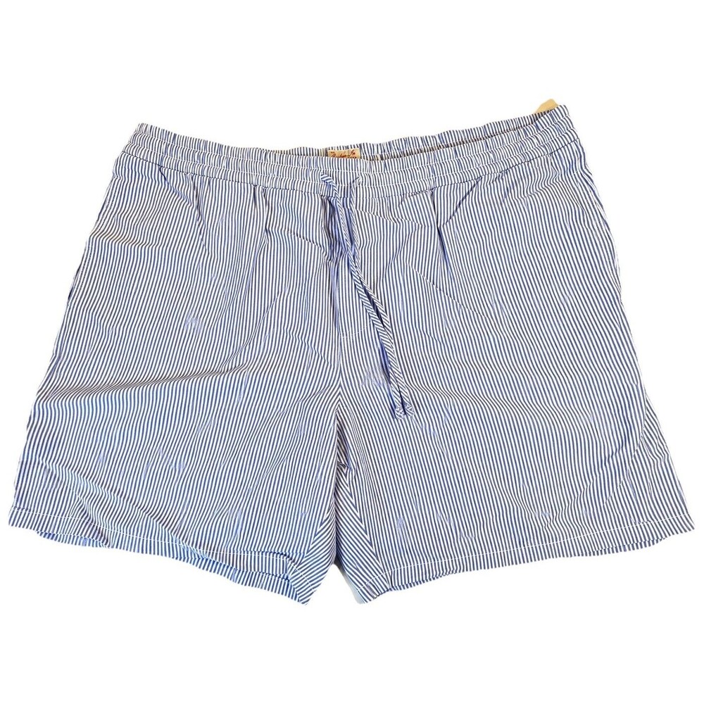 J.Crew Lounge Shorts Broken-In Oxford Cloth Striped Mens Size XL Stretch 38